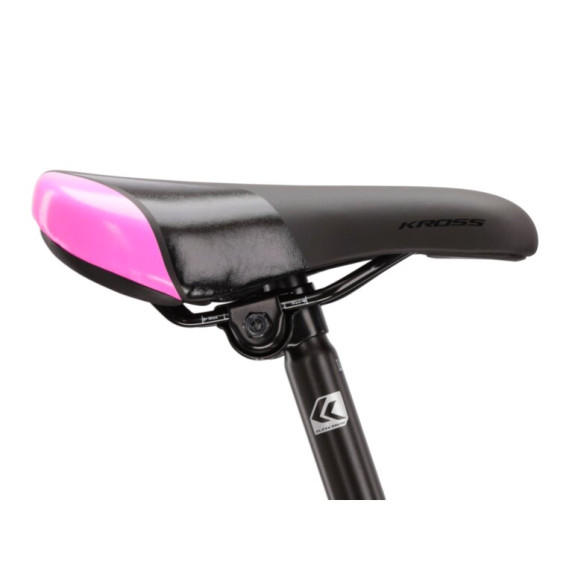 Detský bicykel Lea Jr 1.0 12" 2022 KROSS Junior - lesklý biely/ružový/fialový