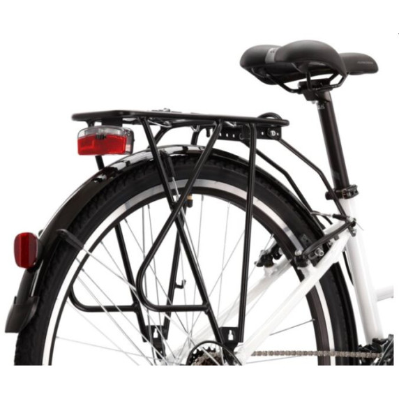 Dámsky bicykel Trans 1.0 17" DM 2022 KROSS Trekking - lesklý biely/sivý