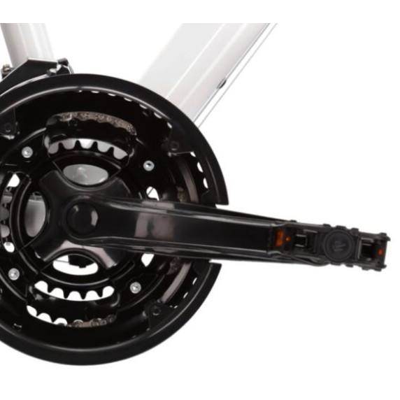 Dámsky bicykel Trans 1.0 17" DM 2022 KROSS Trekking - lesklý biely/sivý