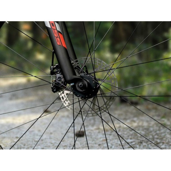 KROSS MTB Hegyi kerékpár HEXAGON 3.0 19" M 2021 - matt fekete / piros / ezüst
