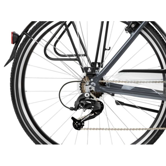 KROSS Trekking Pánsky bicykel Trans 3.0 SR 21" L 2020 - grativovosivý/čierny