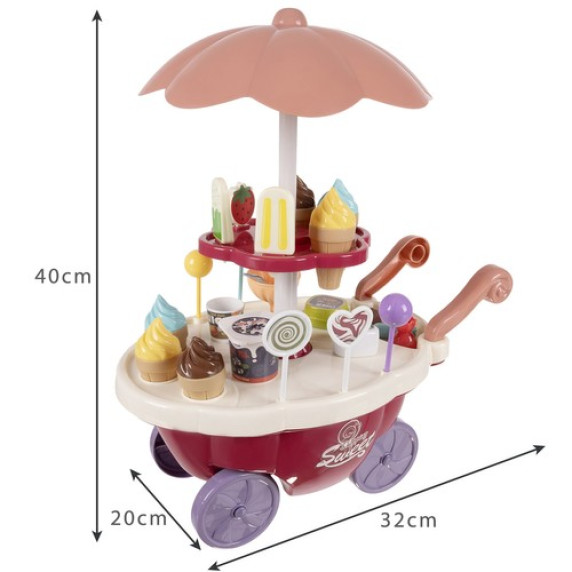 Vozík sladkostí, mini cukráreň KRUZZEL 22733