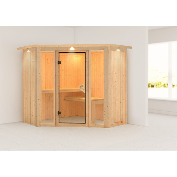 Karibu HOLZTECHNIK finn szauna FLORA 2 (52953)