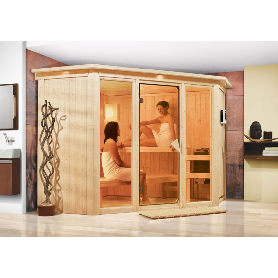 Karibu HOLZTECHNIK finn szauna FLORA 2 (52953)