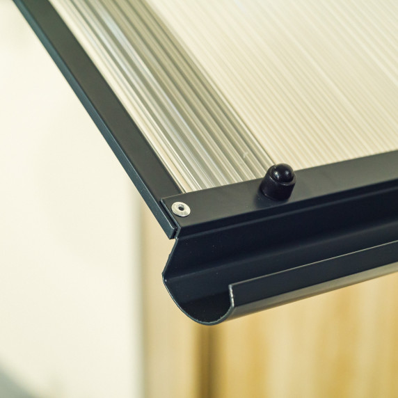 Bejárati tető LANITPLAST TOPAZ 130/70 - Antracit