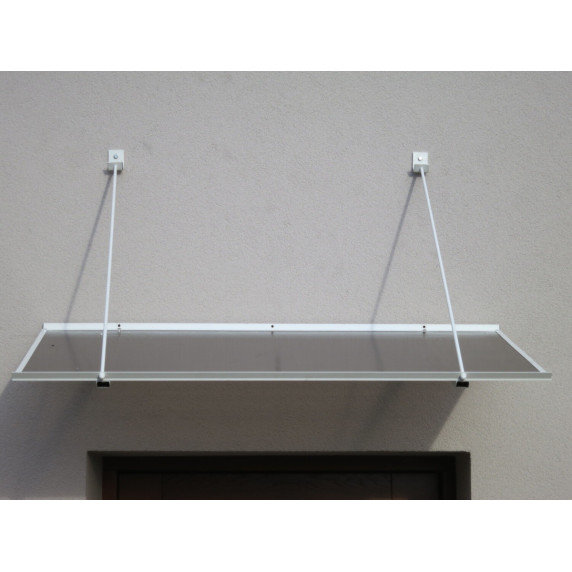 Copertină ușă 120/70 LANITPLAST SP1 - alb