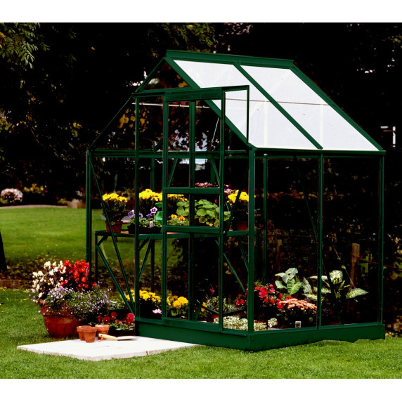 LanitGarden üvegház átlátszó üveggel VITAVIA VENUS 2500 3 mm - Zöld