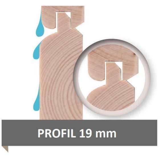 Fa kerti tároló ház kocsibeállóval 240 cm KARIBU ASKOLA 3 (14441) SET