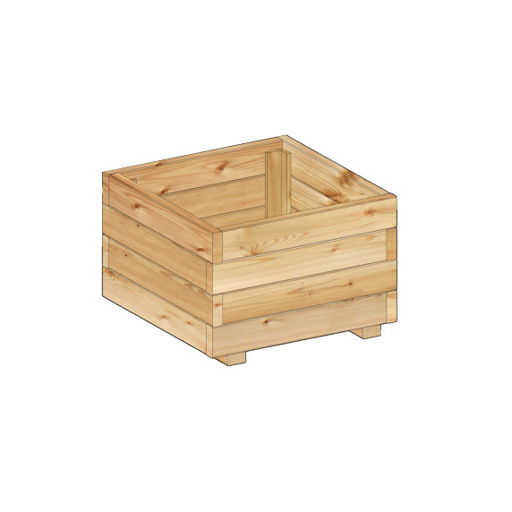 Magaságy természetes fából LANITPLAST POTTING4 (S7230)