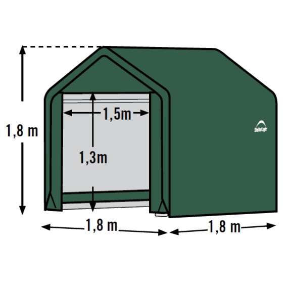 Prelată de schimb pentru cort de depozitare - 1,8 x 1,8 m (70417EU) - SHELTERLOGIC