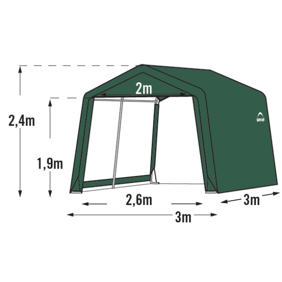 Plachtový prístrešok 3 x 3 m SHELTERLOGIC 70335EU