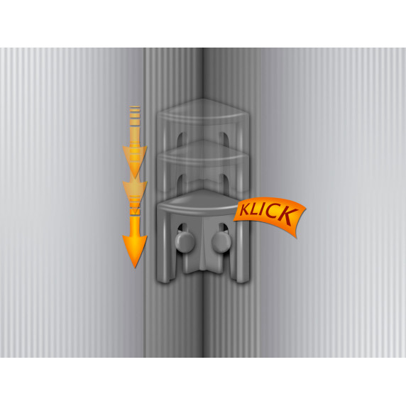 Seră -  JUWEL EASY FIX 120/60 - gri