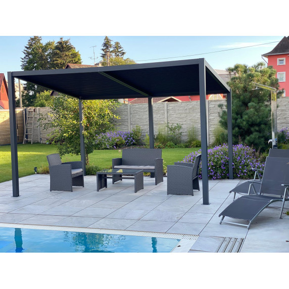 Alumínium pergola LANITPLAST SOLO BIOCLIMATIC 43