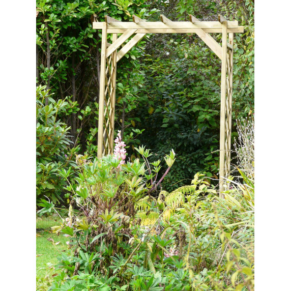 Kerti fa pergola, rózsafuttató 130x52x221 cm LANITPLAST S7011