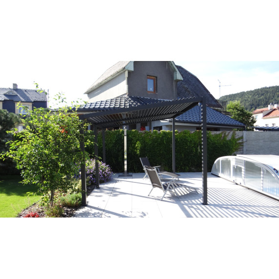Alumínium pergola LANITPLAST SOLO BIOCLIMATIC 43
