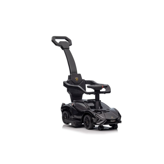 Mașină acționată cu picioarele -Rider cu Pusher Lamborghini QLS-996T - Negru