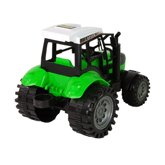Játék traktor bálázó pótkocsival Inlea4Fun SUPER NEW STYLE