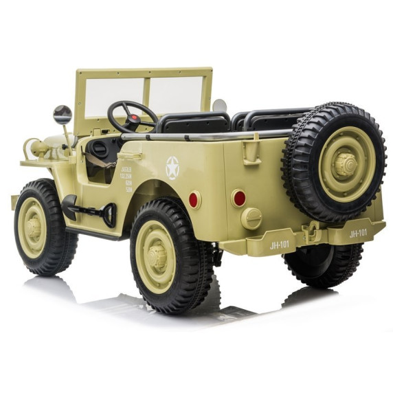 Elektromos kisautó JH101 - Khaki zöld