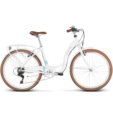 Bicicletă oraș pentru femei - LE GRAND Utility Lille 1 17" M 2022 - alb lucios - 