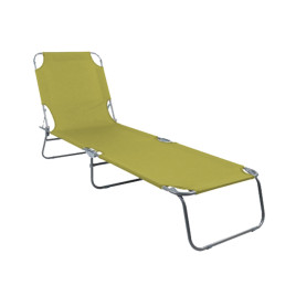 Záhradné polohovacie lehátko LINDER EXCLUSIV GM4001LG - zelené - 