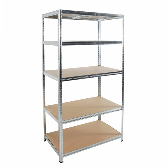 Kovový regál 180 x 100 x 60 cm 5 políc LINDER EXCLUSIV SR003