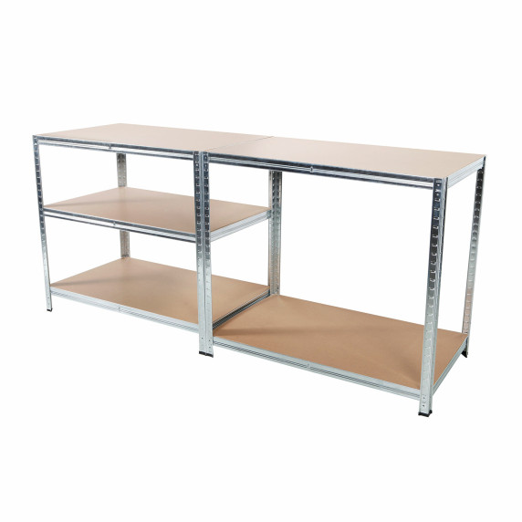 Kovový regál 180 x 100 x 60 cm 5 políc LINDER EXCLUSIV SR003