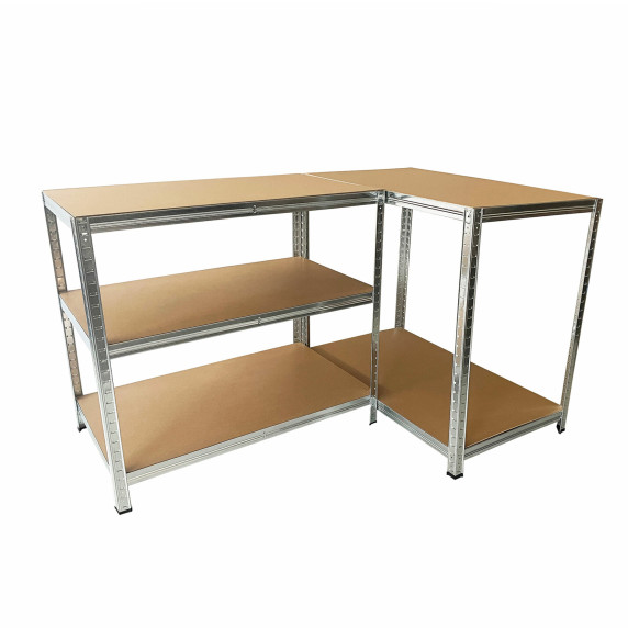 Kovový regál 180 x 100 x 60 cm 5 políc LINDER EXCLUSIV SR003