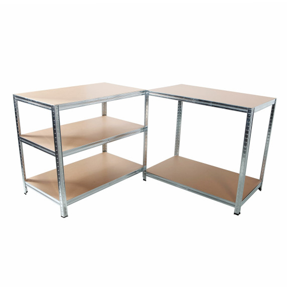Kovový regál 180 x 100 x 60 cm 5 políc LINDER EXCLUSIV SR003