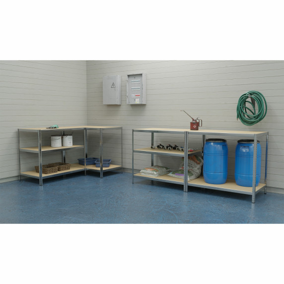 Kovový regál 180 x 100 x 60 cm 5 políc LINDER EXCLUSIV SR003