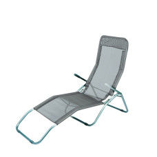 Șezlong plajă - gri deschis - Aga SIESTA MC372171HG - 