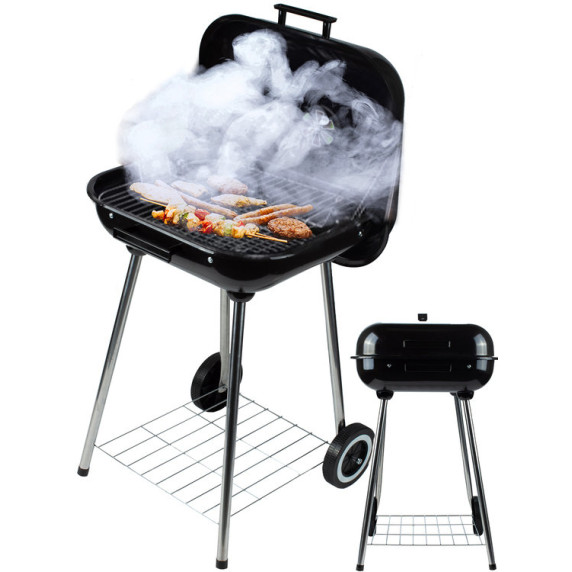 Mozgatható grill fedővel MalTec SteakTime GM7000