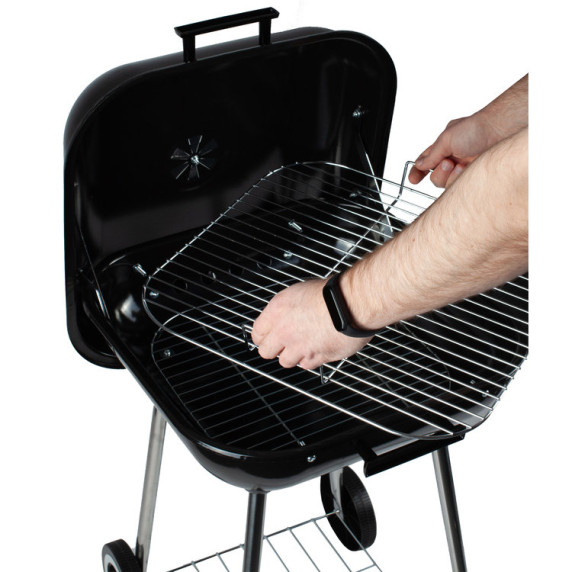 Mozgatható grill fedővel MalTec SteakTime GM7000