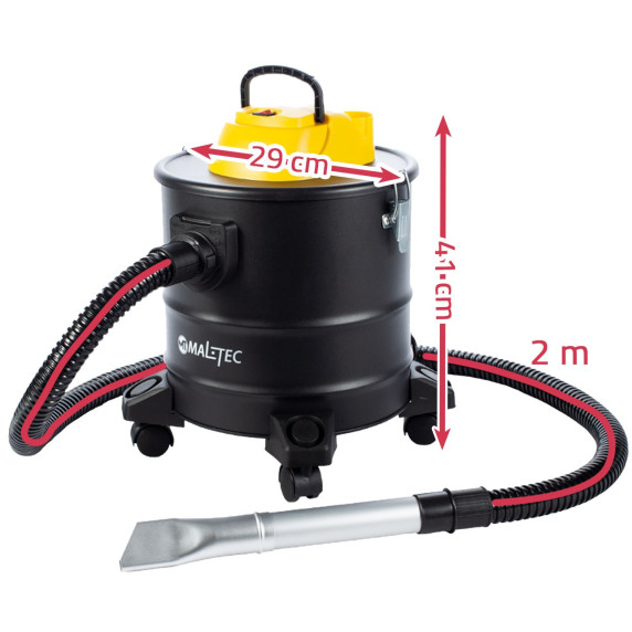 Vysávač popola MalTec TurboVac ML1800-ASH