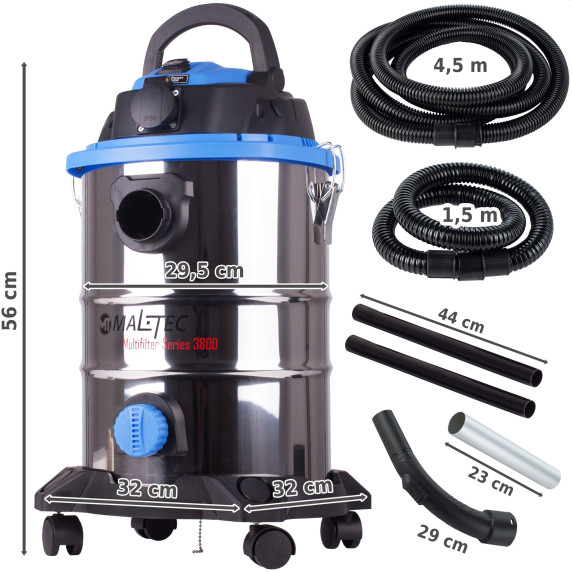 Ipari porszívó MalTec Multifilter Series MWD206S 25L