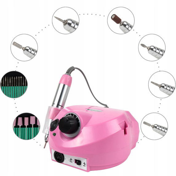 Polizor unghii - Maltec BEAUTY ND-2PI - roz
