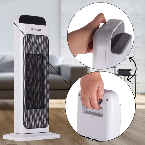 Oszcilláló elektromos ventilátoros fűtőtest 2000W MalTec HighLine2200 