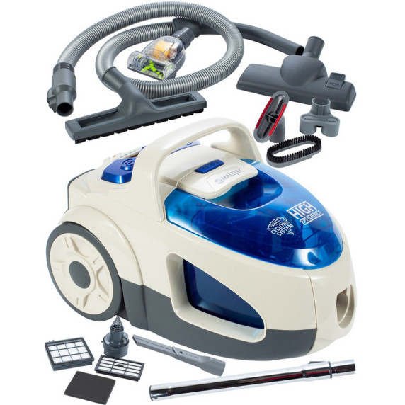 Vysávač 12 v 1, 800 W MalTec TURBO CYCLONE 4200 WT - bielo-modrý