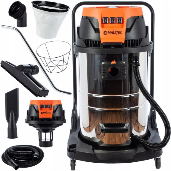 Professzionális porszívó, száraz és nedves szívás MalTec TURBOVAC ML3600W 80l