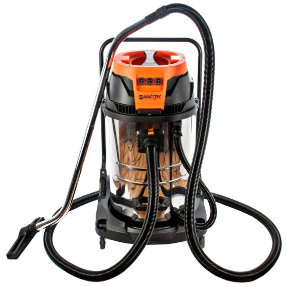 Professzionális porszívó, száraz és nedves szívás MalTec TURBOVAC ML3600W 80l
