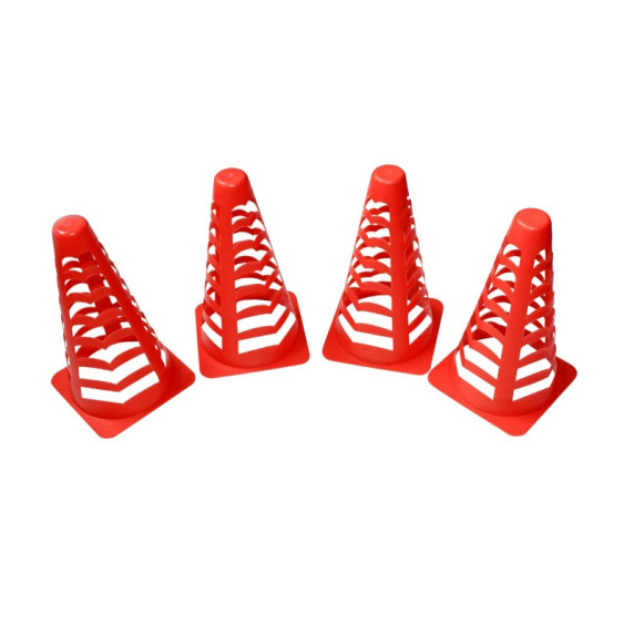 Futballakadályok bólya szett 4 db kúp 22 cm MASTER 