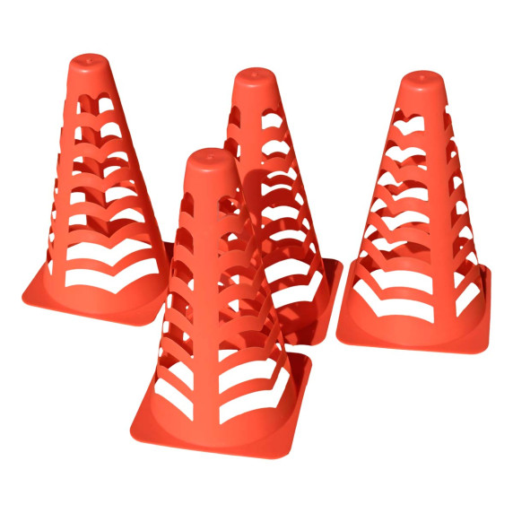 Futballakadályok bólya szett 4 db kúp 22 cm MASTER 