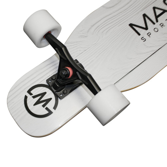 Longboard MASTER 42" dancing style - white wood