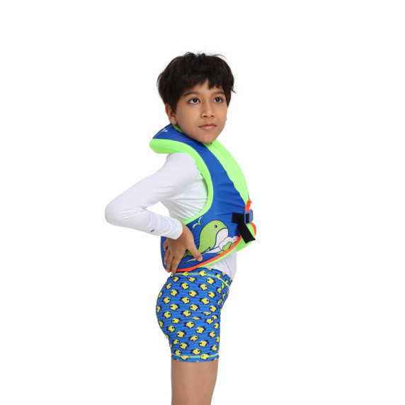 Vestă de înot din spumă pentru copii MASTER Evee 25–35 kg – albastră