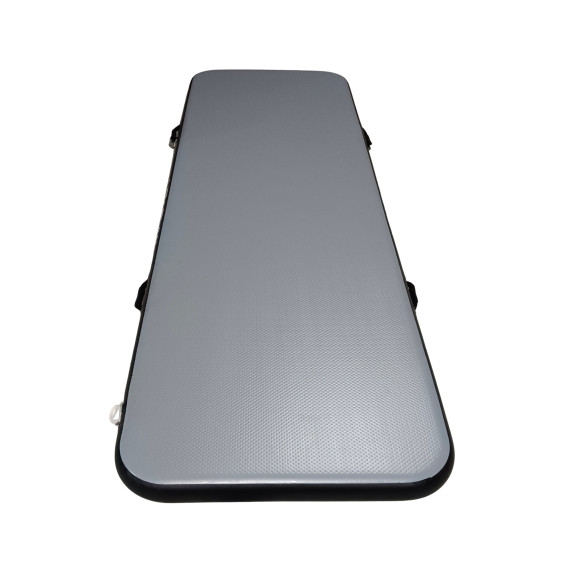 Airtrack MASTER Saltea gonflabilă 200 x 100 x 10 cm - antracit - negru