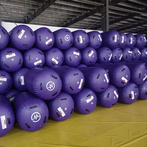 Cilindru gonflabil 100 x 75 cm MASTER Airroller - violet