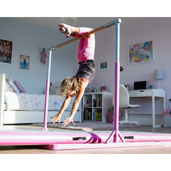 Barele de gimnastică MASTER 150 cm – roz