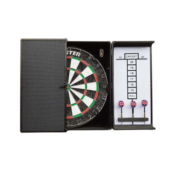 MASTER alumínium szekrény céllappal és darts nyilakkal