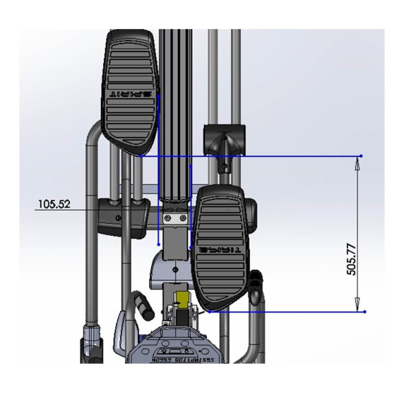 Eliptical MASTER EC100 Ergometer