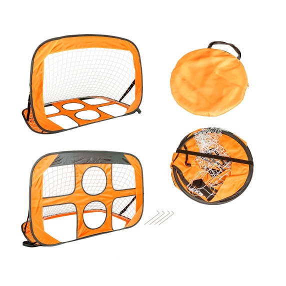 Futbalová bránka MASTER Pop-Up 118 x 80 x 80 cm s tréningovými otvormi