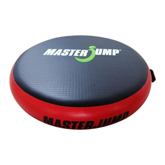 Placă gonflabilă pentru sărituri  - Airspot MASTERJUMP - diametru 100 x 20 cm - negru - roșu